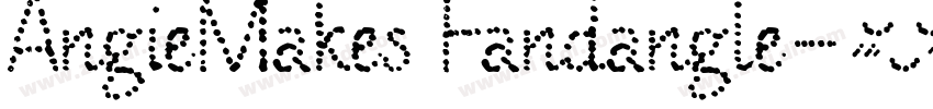 AngieMakes Fandangle字体转换
